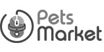 pets market, logo corporativo + pagina web